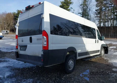 2025 Ram Promaster 3500 Cargo Van Tradesman High Roof 159 Wb Ext z USA, uszkodzony, nr VIN 3C6MRVJG8SE510355